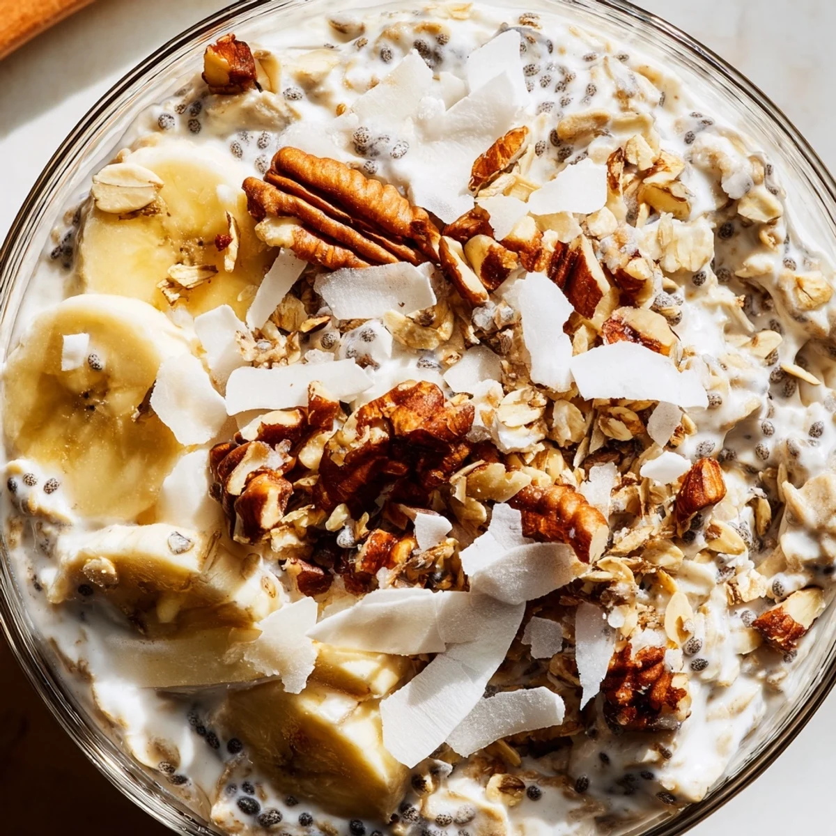 Coconut Cream Pie Overnight Oats