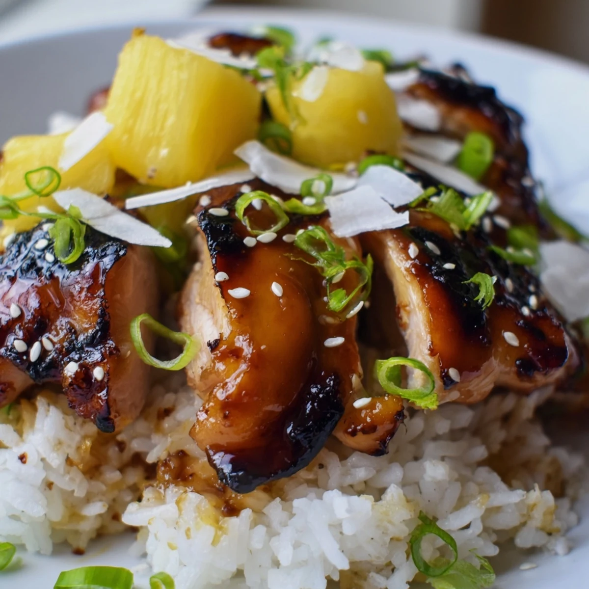 Hawaiian Chicken Coconut Rice