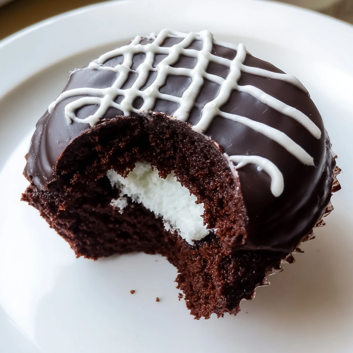Homemade Hostess Chocolate Cupcakes