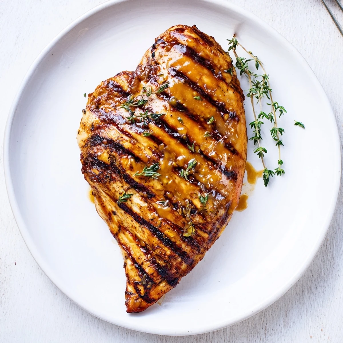 Juicy chicken breast marinated in sweet maple and tangy mustard grilled to perfection.