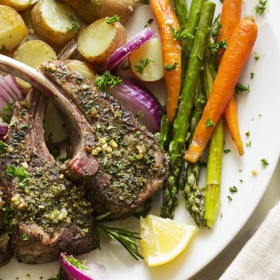 Easter Dinner On A Sheet Pan