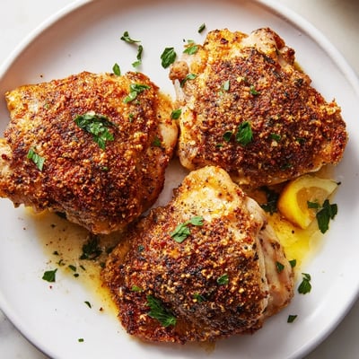 Oven Baked Chicken Thighs