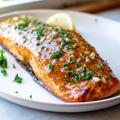Baked Honey Mustard Salmon